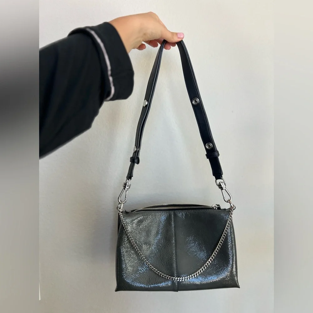 All Saints - Eve Leather Crossbody Bag - Picture 5 of 7